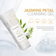Clairière de défaut de détergent d'ODM Jasmine Face Wash Foaming Facial