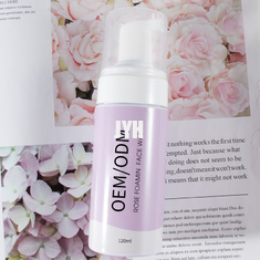 Soins de la peau de éclairage organiques ISO22716 de Rose Foaming Face Wash 120ml