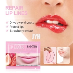 Le collagène Crystal Pink Lip Care Gel masque pour hydrater l'anti ride affermit des lèvres d'hydrates