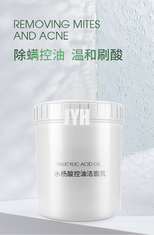 Détergent pour le détergent facial écumant de peau d'acide salicylique de pore huileux d'acné inodore