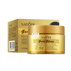 La cruauté libèrent le masque facial de l'or 24K pour impeccable et hydratent la peau