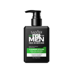 Le détergent facial des hommes quotidiens de soins de la peau refroidissent le détergent à effets multiples régénérateur de contrôle de l'huile des hommes