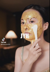 le professionnel anti-vieillissement Clay Mask Powder 24k d'or facial de 100g épluchent Jelly Facial Mask