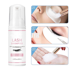 détergent Lash Shampoo Lash Foam Cleanser d'extension de cil du Vegan 60ml