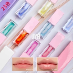Huile de lèvre de marque privée de lustre d'huile de lèvre de fruit de forme unique faite sur commande 5G