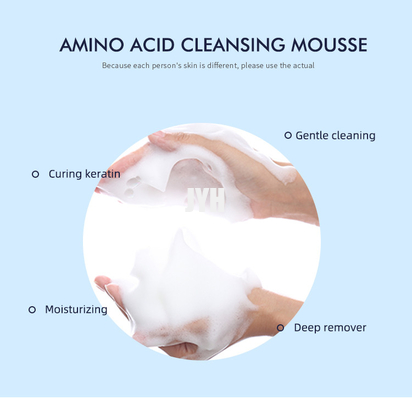 Détergent facial adapté aux besoins du client de mousse de GMPC de lavage d'acides aminés faciaux de pore
