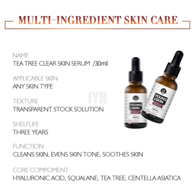 Produits de soin pour la peau d'OEM de sérum d'huile d'arbre de thé d'ODM inodores