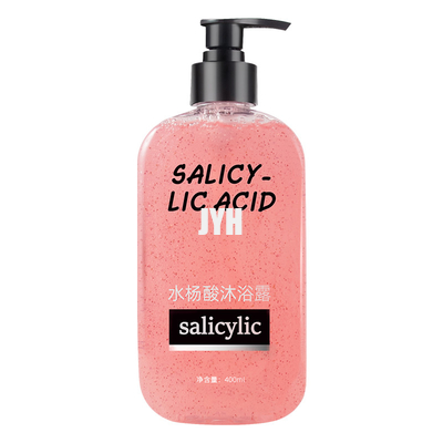 Shampooing de beauté d'OEM de gel de douche d'acné de lavage de corps d'acide salicylique de GMPC anti