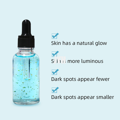 Sérum de cuivre bleu de peptide d'or du sérum 24K de visage d'essence de GHK-CU