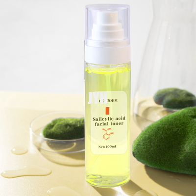 Toner pour la peau encline d'acné huileuse hydratant la brume faciale de visage d'acide salicylique de BHA du toner AHA