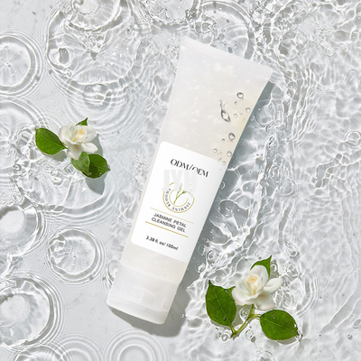 Clairière de défaut de détergent d'ODM Jasmine Face Wash Foaming Facial