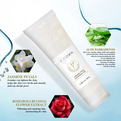Clairière de défaut de détergent d'ODM Jasmine Face Wash Foaming Facial