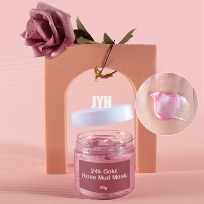 Réduisez l'or facial Rose Mud Cream de Clay Mask 24K de rides