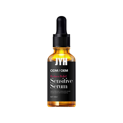 Sérum de visage d'essence de solvant de rougeur d'ODM pour la peau sensible sèche