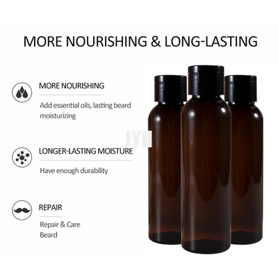 Colore graduellement des produits des soins de la peau des hommes de shampooing de lavage de barbe 100% naturels