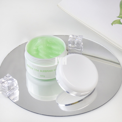 Soins de la peau de nettoyage d'OEM de gelée d'épuration hydraulique de thé vert de collagène