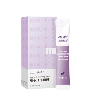 Aubergine pourpre épurant Clay Mask 5ml/bande 300g/pot