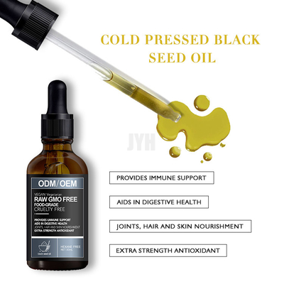 Gel naturel de douche d'huile de cheveux de graine de noir des marques de distributeur 50ml
