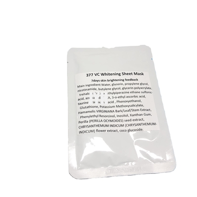 Vitamine C de éclairage coréenne du masque 377 de feuille blanchir le masque facial