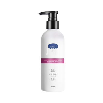 Cosmétiques de éclairage de Bodycare de lotion de corps hydratant la crème corporelle de pêche