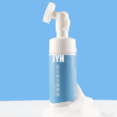 Lavage écumant de nettoyage d'hydration de visage de mousse d'acide aminé de soins de la peau
