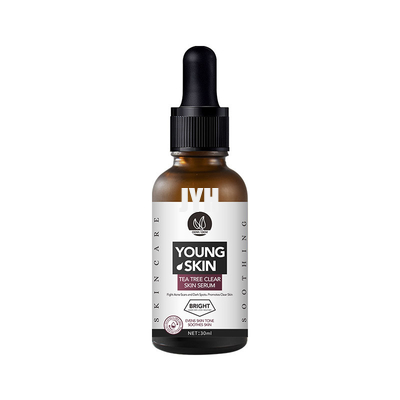 solvant organique de bouton d'acné de réparation de sérum de visage d'essence de soulagement d'arbre de thé d'OEM 1oz/30ml