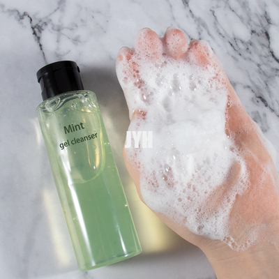 Lavage organique de visage de la menthe 200ml s'exfoliant le gel de nettoyage de visage