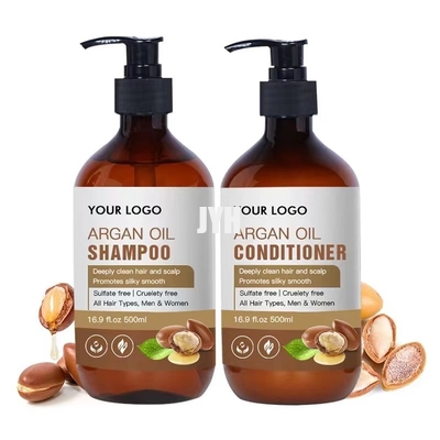 Sulfatez le shampooing et le conditionneur nourrissants libres Argan Oil organique de cheveux