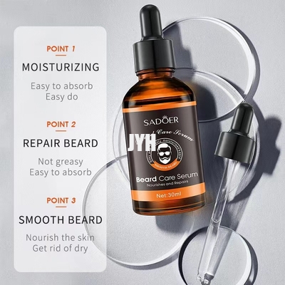 30ml Mens Skincare Products Beard Oil Hydratant Soften Growth Beard Care
