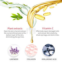 les soins de la peau de l'or 24k hydratant des cosmétiques d'Eyecare enlèvent la correction de Dirk Circles Collagen Hydrogel Eye