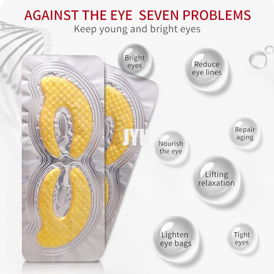 les soins de la peau de l'or 24k hydratant des cosmétiques d'Eyecare enlèvent la correction de Dirk Circles Collagen Hydrogel Eye