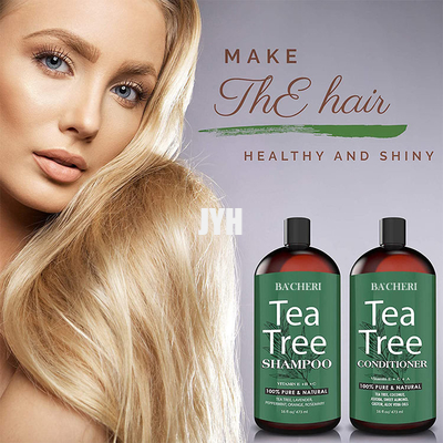 470ml le shampooing et le conditionneur d'arbre de thé de la vitamine C +E place les cheveux endommagés par réparation naturelle organique