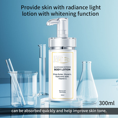 corps de glutathion de cosmétiques de 300ml Bodycare blanchissant la lueur de crème de massage d'acide hyaluronique de blanchiment