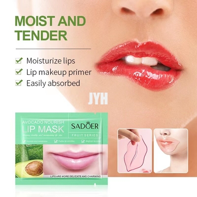Le collagène Crystal Pink Lip Care Gel masque pour hydrater l'anti ride affermit des lèvres d'hydrates