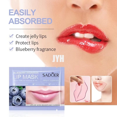 Le collagène Crystal Pink Lip Care Gel masque pour hydrater l'anti ride affermit des lèvres d'hydrates