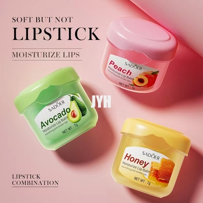 lèvres criquées gercées par baume durable de soin de lèvre de traitements de nuit de crèmes hydratantes de la lèvre 7g