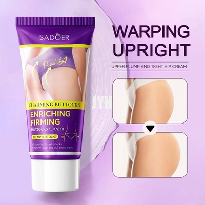 60g soulèvent la hanche crème d'amélioration de bout vers le haut de la crème ferme de massage de plus grandes fesses pour des femmes