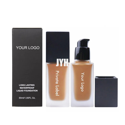 le visage fait sur commande de couleur des cosmétiques 104 de maquillage du visage 30ml a pressé Matte Liquid Waterproof Foundation