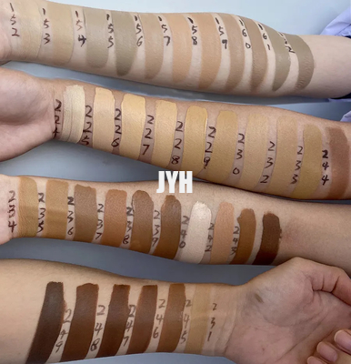 le visage fait sur commande de couleur des cosmétiques 104 de maquillage du visage 30ml a pressé Matte Liquid Waterproof Foundation