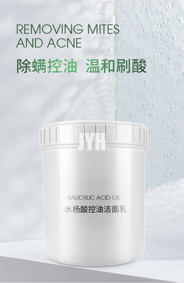 Détergent pour le détergent facial écumant de peau d'acide salicylique de pore huileux d'acné inodore