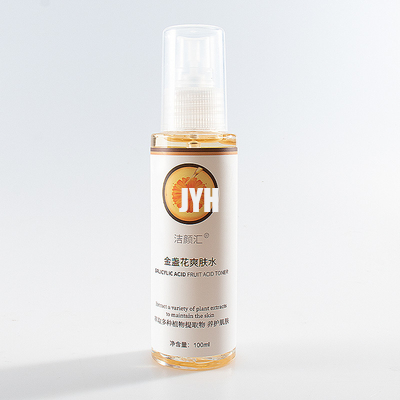 Toner facial organique naturel de peau de toner blanchissant le toner 100ml de massage facial de Calendula