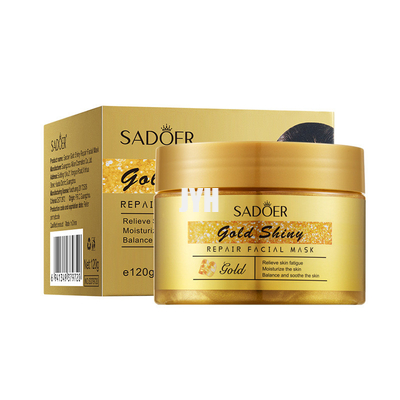 La cruauté libèrent le masque facial de l'or 24K pour impeccable et hydratent la peau