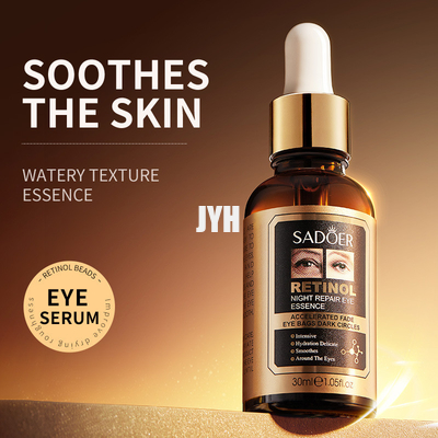 L'obscurité de rétinol entoure des cosmétiques d'Eyecare rident anti- le serrage de éclairage sous le sérum d'oeil
