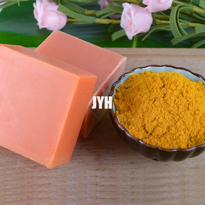 Le savon de nettoyage de corps de savon d'huile essentielle de safran des indes améliorent le salon de beauté de tache brune et la station thermale