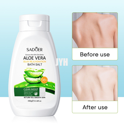 s'exfolier tendre de lumière de lavage de corps de Vera Bath Salts Smoothing Skin de l'aloès 430g