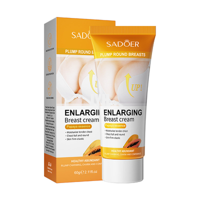 Crème serrée nourrissante de beauté de sein de soin de corps de massage de crème d'amélioration de sein de papaye