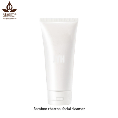 s'exfolier de nettoyage écumant du détergent 100g de mousse claire propre en bambou organique faciale de charbon de bois