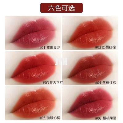 rose rouge de rouge à lèvres soyeux imperméable durable de lustre de cosmétiques de maquillage du visage 3g