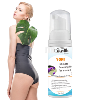 Le lavage 60ML écumant intime féminin équilibre des femmes Vaginal Health pH