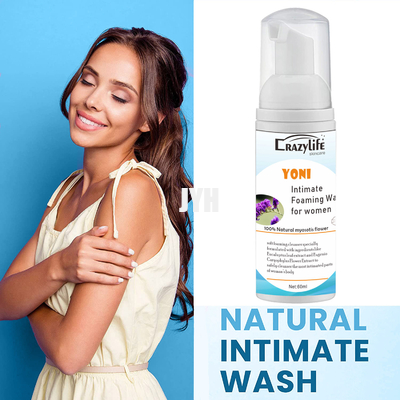 Le lavage 60ML écumant intime féminin équilibre des femmes Vaginal Health pH